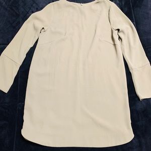 Business casual, olive green, long sleeve dress